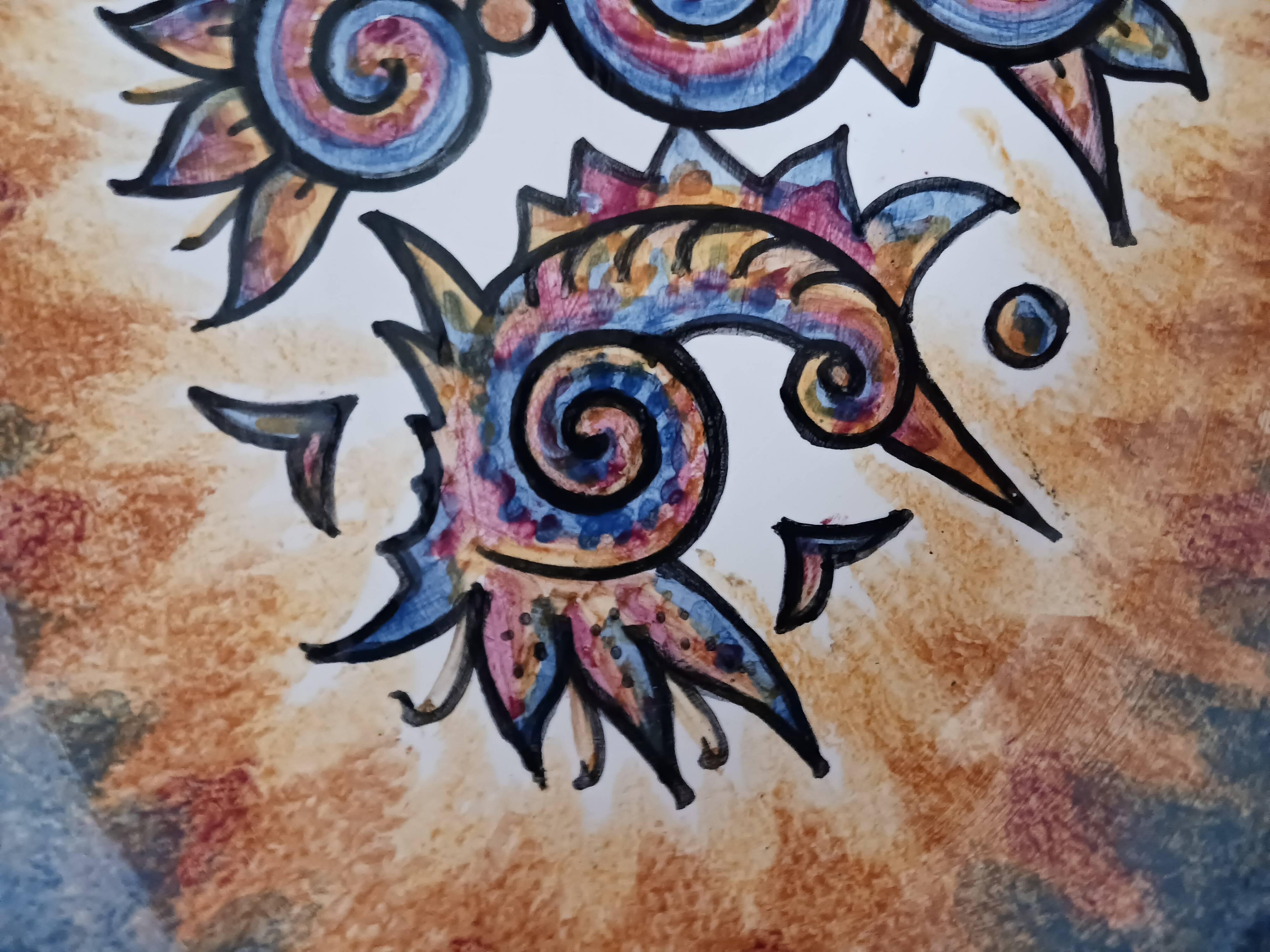 Earthenware plate, Paul Fouillen.