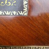Louis XVI style bureau plat - Circa 1880 - In mahogany and mahogany veneer