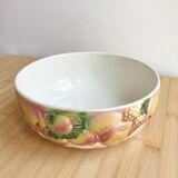Salad bowl in slip Sarreguemines