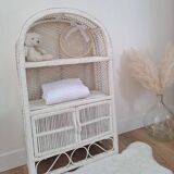 Rattan shelf