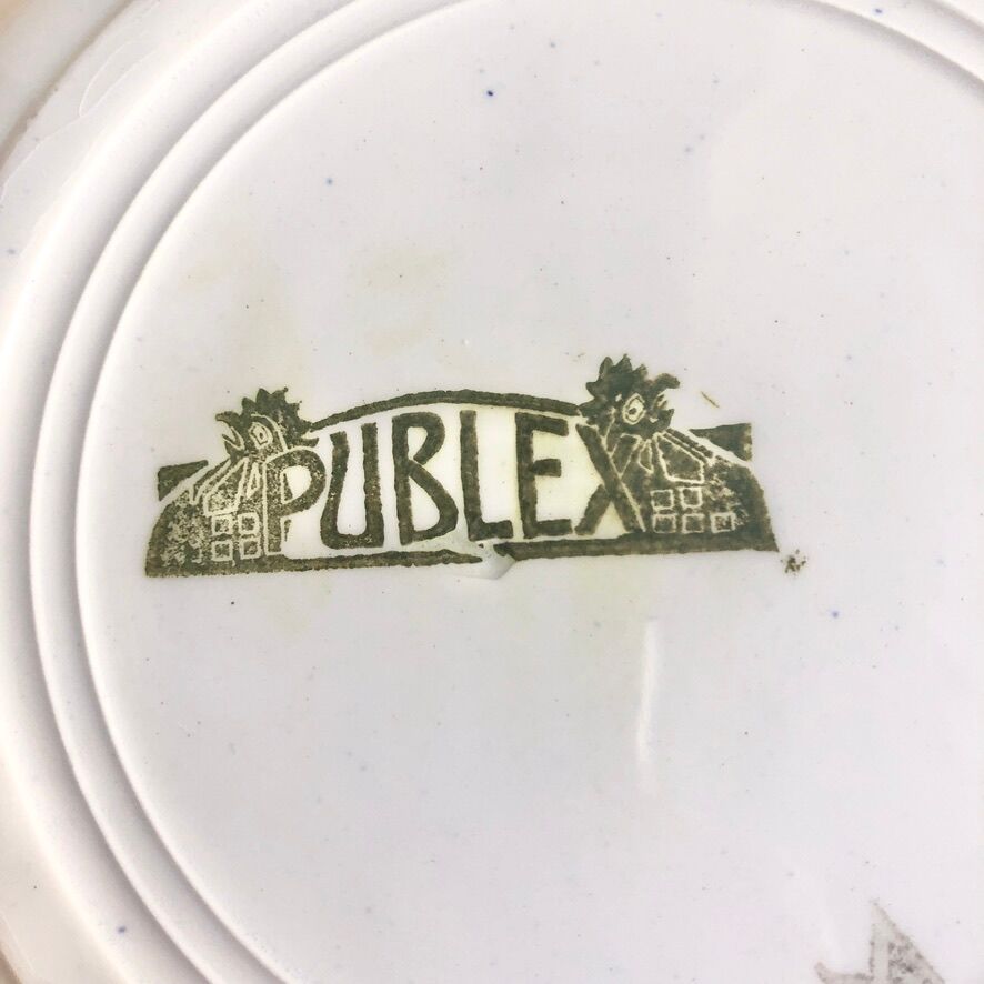 5 plates dessert Art Deco