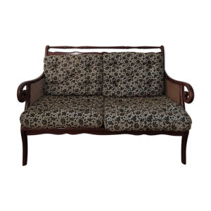 Banquette cannée vintage