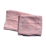 Nappe rectangle neuve AG brodé main 196X174cm