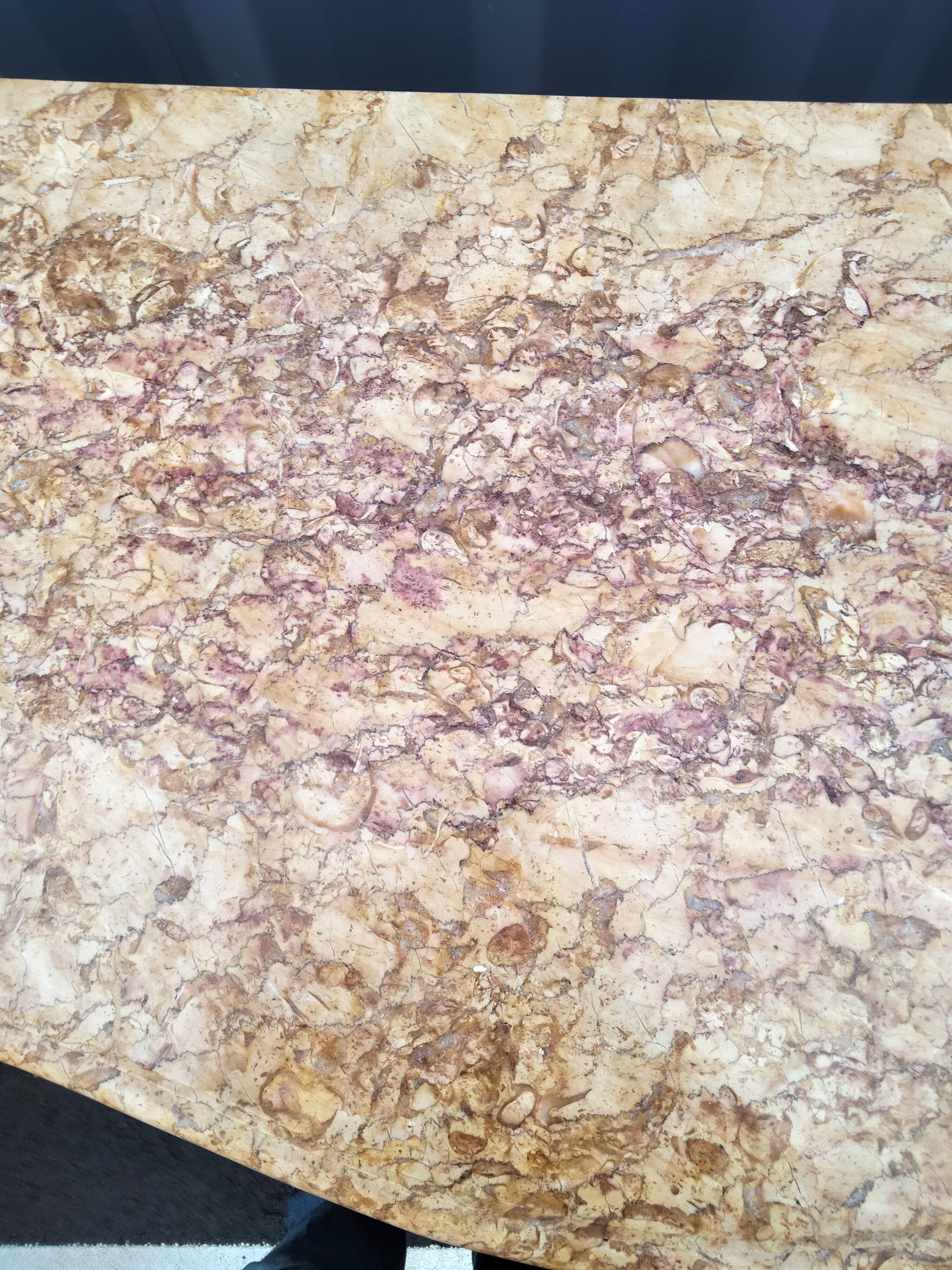 Old style chest of drawers Louis XV marquetry marble top