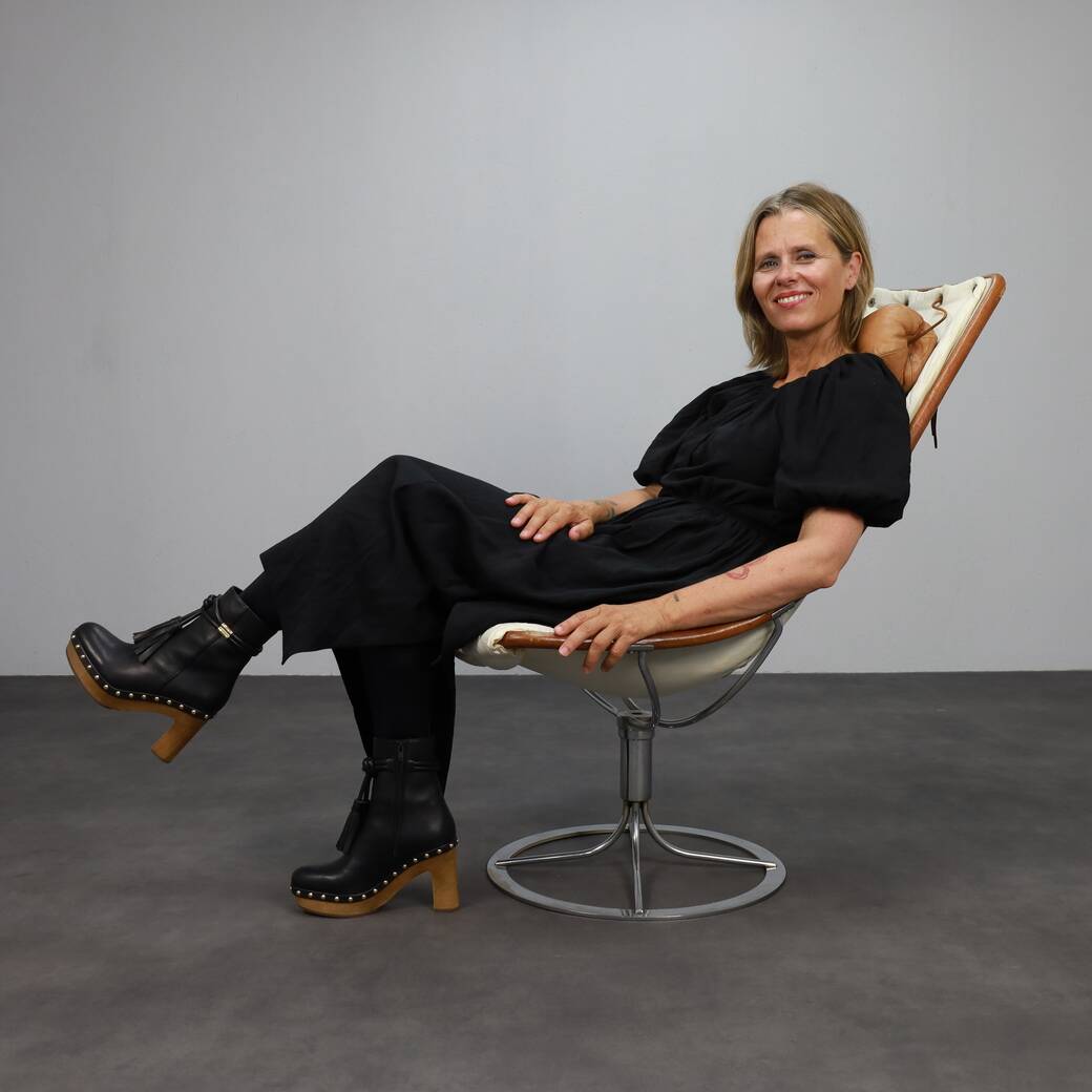 Fauteuil pivotant « Jetson » de Bruno Mathsson pour DUX, années 1970