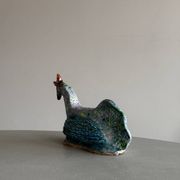 Sculpture décorative en céramique émaillée – Tasiaux, Huy