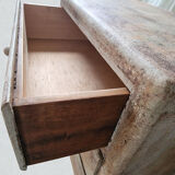 Small chest of drawers with pigments