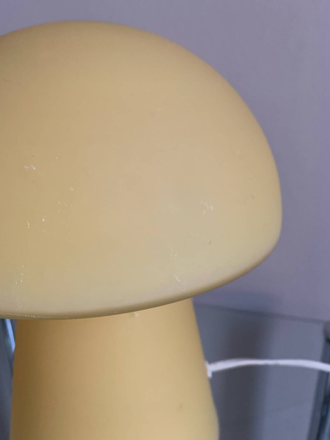 Vintage mushroom lamp