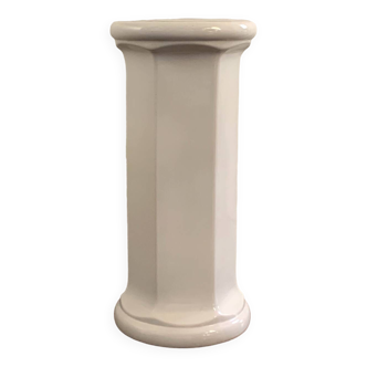 Crackle earthenware stand