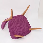 Mid-Century Purple Velvet Club Chair, Europe, 1960s