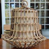 Large rattan suspension in the 1960s