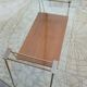 Brass and glass coffee table from the 70s
