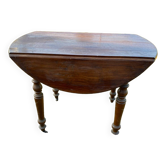 Old round folding table