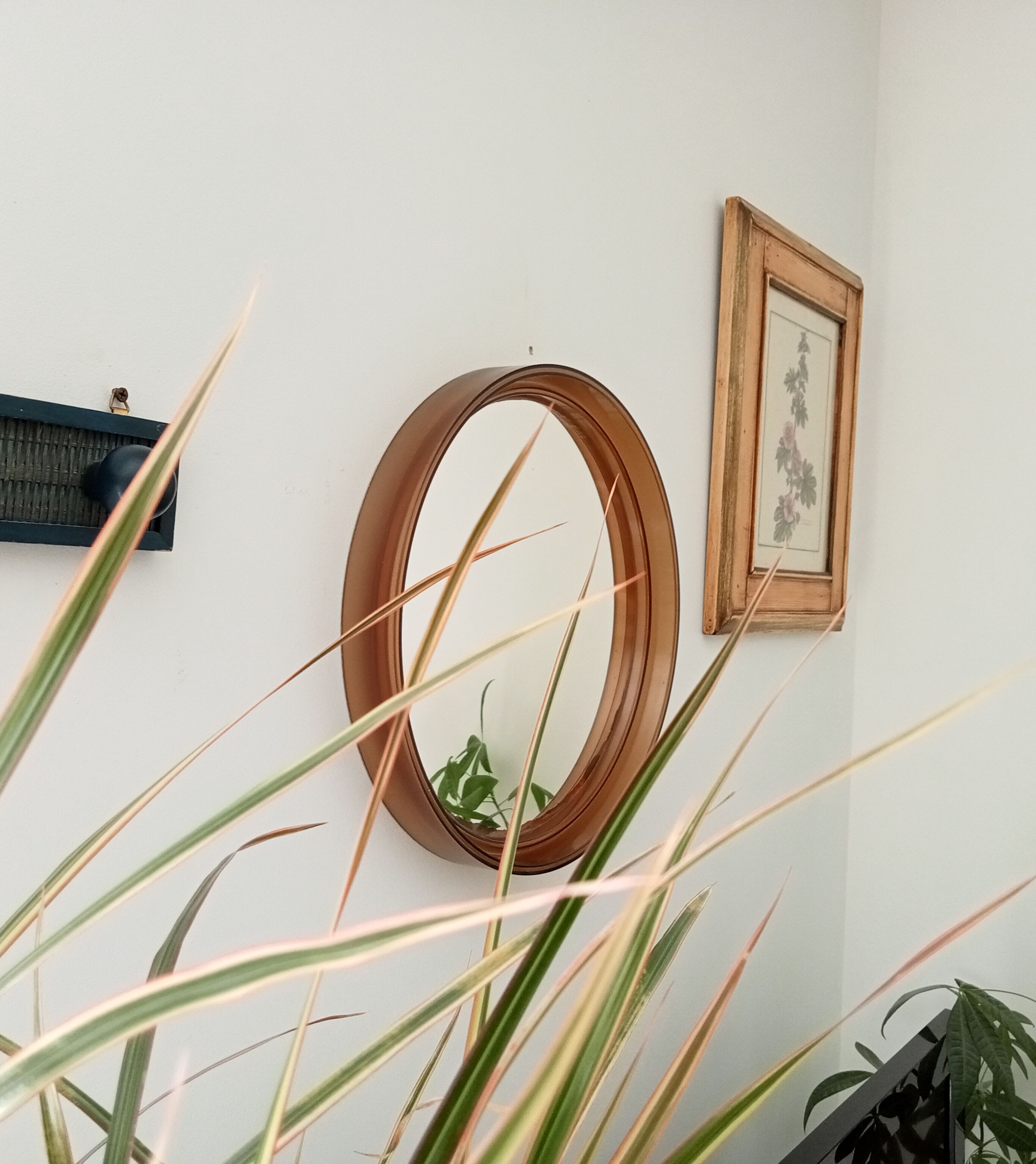 Vintage round mirror Gilac 40cm