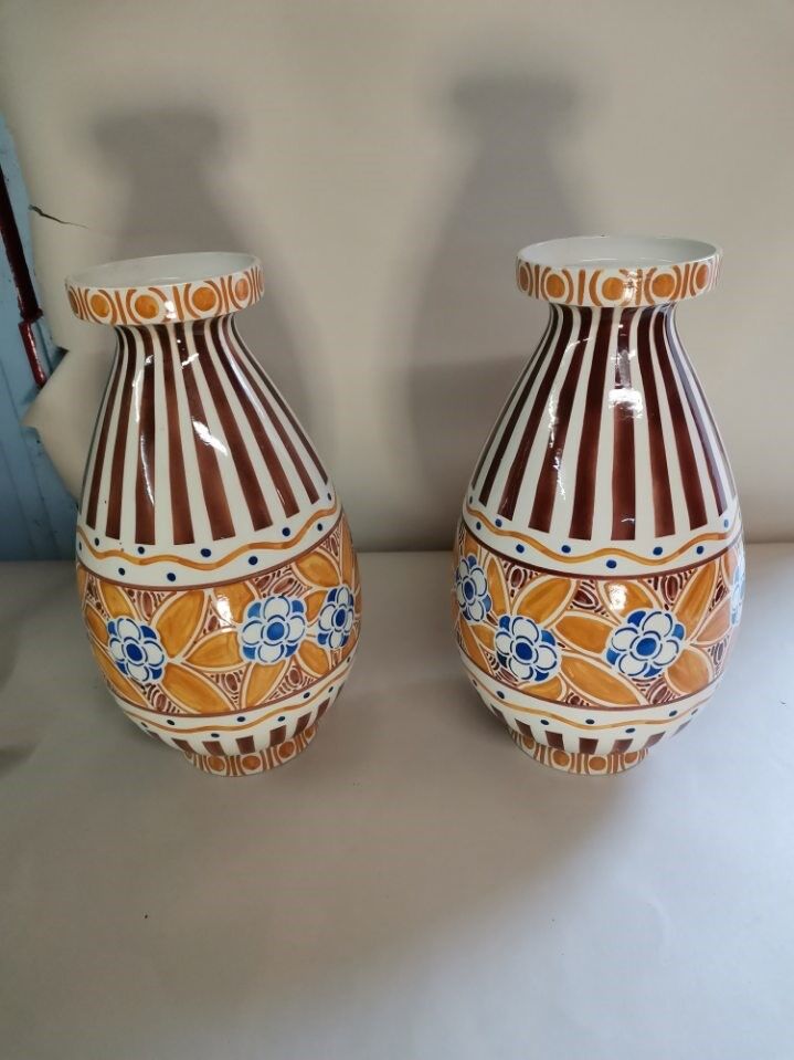 Pair of ceramic vases