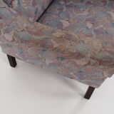Fauteuil avec pieds en hêtre, design années 1970