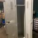 Double metal cloakroom cabinet