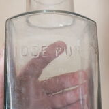 Set of 4 bottles with iode and ancient tissier le conquet seaweed