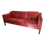 Rare red HURUP Møbelfabrik sofa from the 70s Scandinavian era