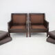 1970s pair of leather armchairs,denmark