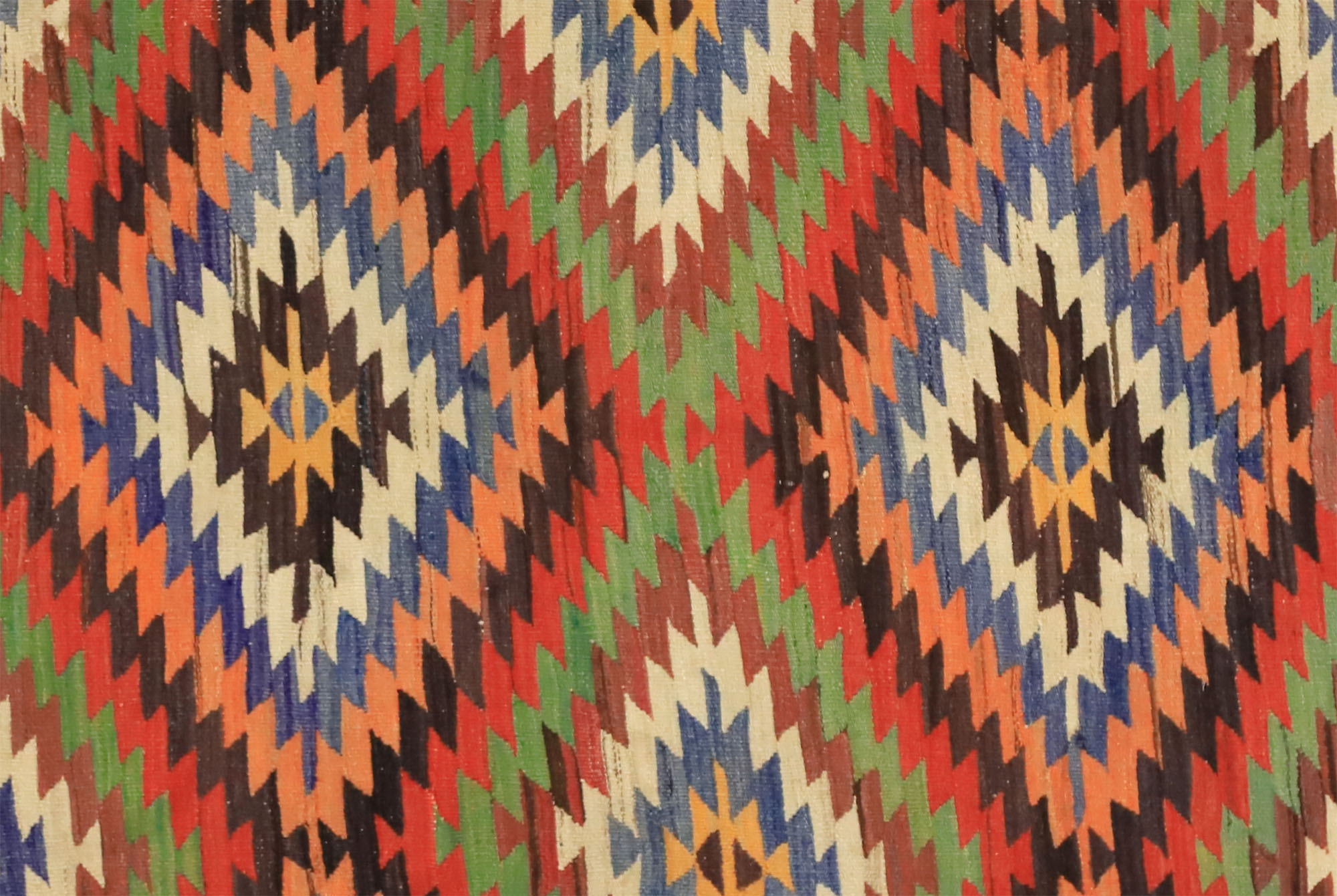 Anatolian handmade kilim rug 305 cm x 145 cm