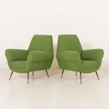 Gigi Radice attr. to lounge chairs, set of two, 1960s
