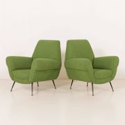 Gigi Radice attr. to lounge chairs, set of two, 1960s