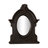 Miroir œuil de bœuf en fonte XIXème - 102cm