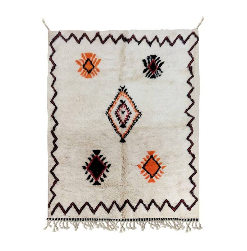 Handmade Berber wool rug 150/250cm