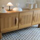 Enfilade en orme massif Maison Regain