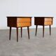 Ensemble de tables de chevet vintage | Commodes | Années 1960