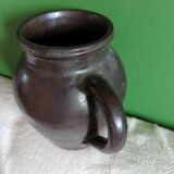 Nehou pottery vase signed Hamel
