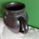 Nehou pottery vase signed Hamel
