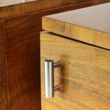 Set Of 2 Bedside Tables In Chrome & Walnut, Vichr & Spol, Czechoslovakia 19