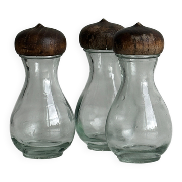 Set of 3 small vials