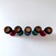5 candlesticks, vintage decoration Erzgebirge