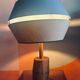 Lampe bois vintage