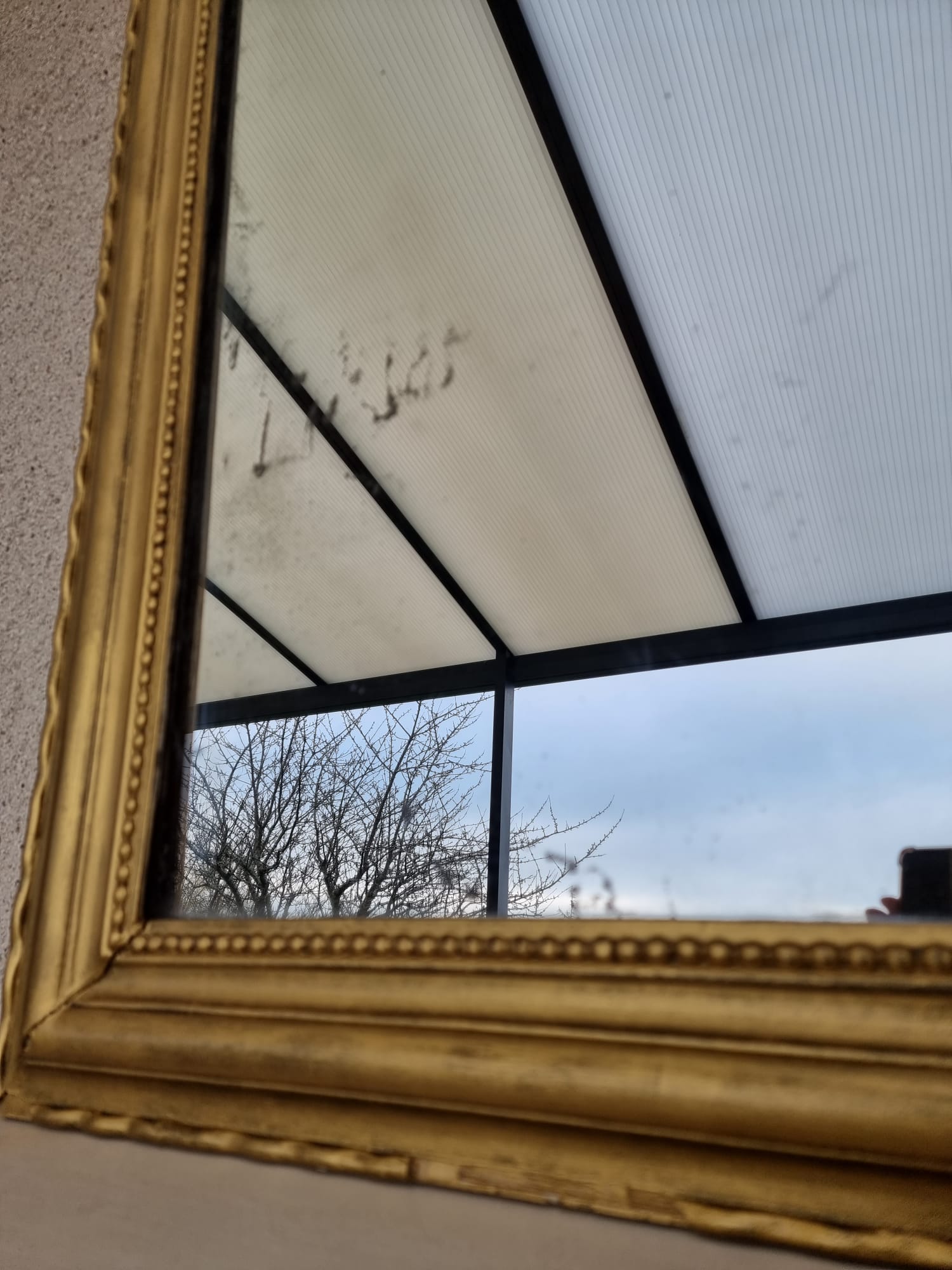 Old mirror of the Louis Philippe style 78x102cm