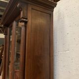 Showcase library in solid walnut Showcase Napoleon III XIX century