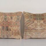 Anatolian carpet rug pillows