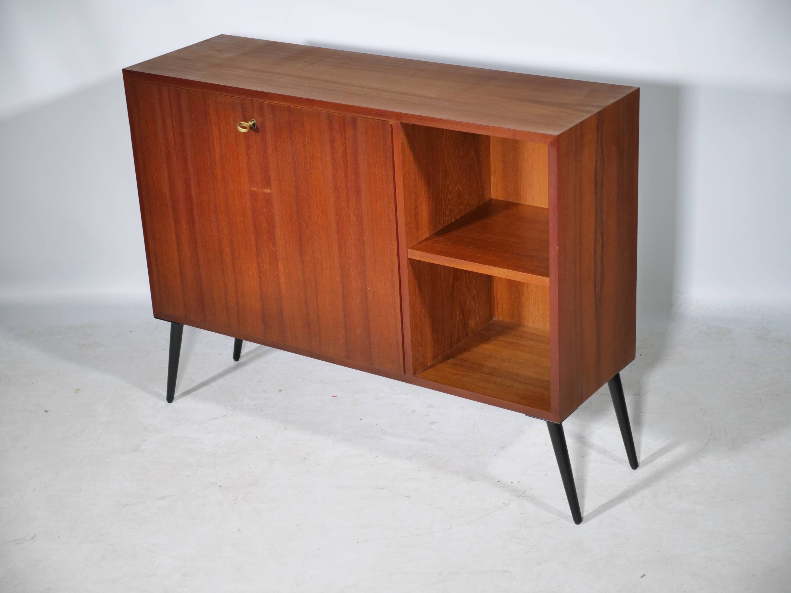 Teak Bar Cabinet by Erich Stratmann from the 1960s