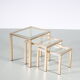 1970s Nesting tables by Pierre Vandel, France