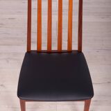 Leather and Teak Dining Chairs by Leslie Dandy for G-Plan, 1960s, Set of 6