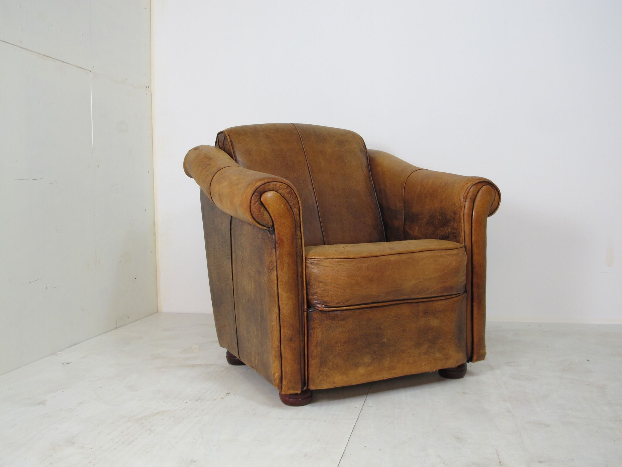 Fauteuil en cuir