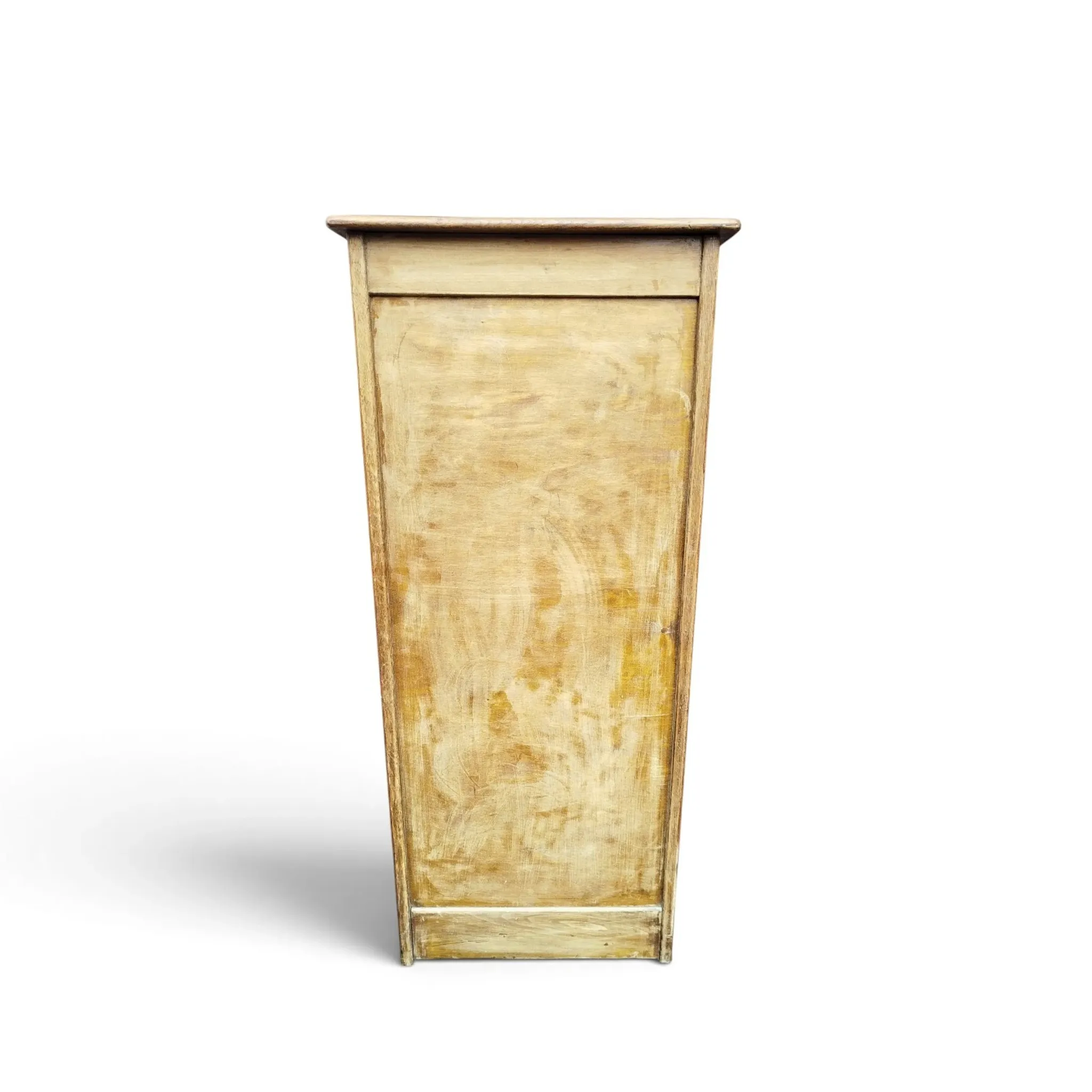 Oak tambour archive cabinet S.M.V. Silkeborg, Denmark 1920s–30s