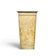 Oak tambour archive cabinet S.M.V. Silkeborg, Denmark 1920s–30s