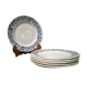 6 Pyroblan porcelain plates