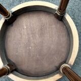 Table basse d'appoint ancienne genre bouillotte vintage xxeme