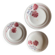 Set of 3 vintage iron clay dishes model 4205 from Saint Amand