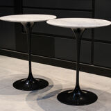 A pair of side tables by Eero Saarinen for Knoll
